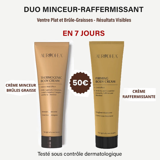 DUO MINCEUR VENTRE PLAT: EFFET BRULE GRAISSE RAPIDE EN 7 JOURS