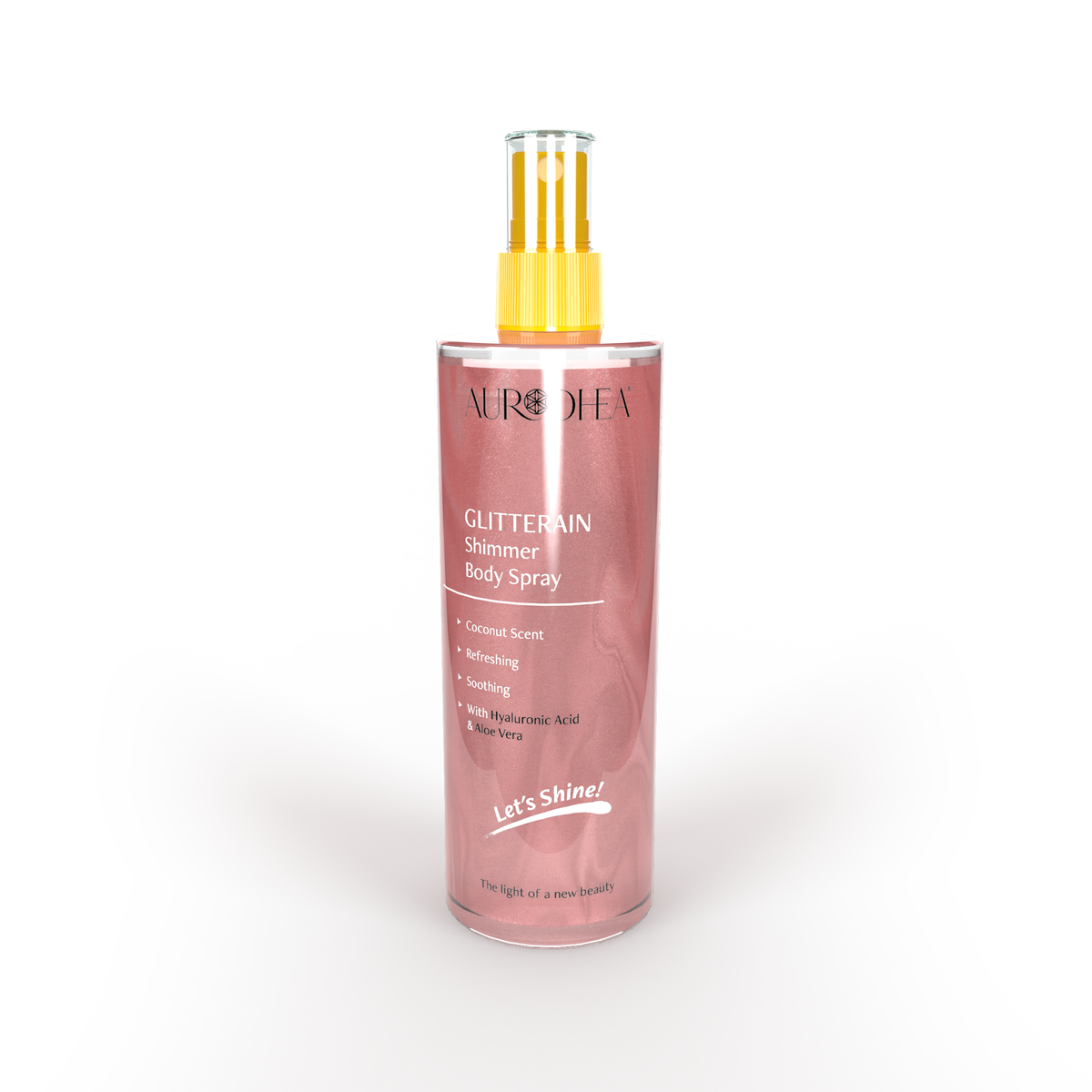 Spray Brume Corporelle Scintillante Dorée "GLITTER"