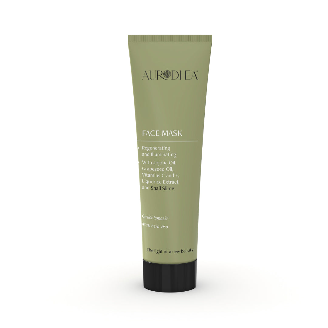 MASQUE ÉCLAIRCISSANT ILLUMINATEUR À LA VITAMINE C ET A LA BAVE D’ESCARGOT